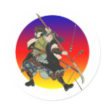 Vintage Samurai stickers