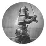 Vintage Samurai with Sword and Dagger stickers