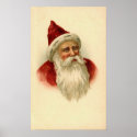Vintage Santa Card posters