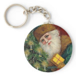 Vintage Santa - Christmas keychains