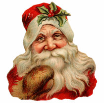 Vintage Santa Christmas ornament