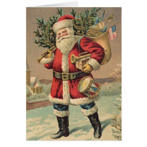 Vintage Santa Claus Card 