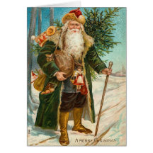 Vintage Santa Claus Christmas Card