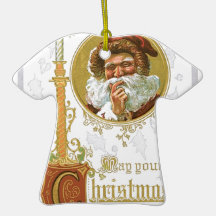 Vintage Santa Claus Christmas Ornament