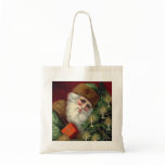 Vintage Santa Claus Christmas Tote Bag