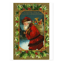 Vintage Santa Claus Postcard