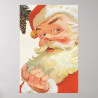 Vintage Santa Claus print