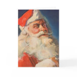 Vintage Santa Claus with his Naughty or Nice List Cards