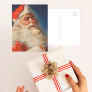 Vintage Santa Claus with his Naughty or Nice List Postcard