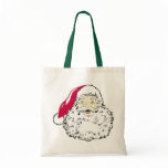 Vintage Santa Clause Christmas Decal Bags