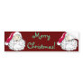 Vintage Santa Clause Christmas Decal Bumper Stickers