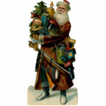 Vintage Santa Clause Sculpture magnet photo sculptures