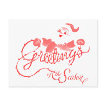Vintage Santa Greetings Post Cards