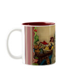 Vintage Santa- Happy Holidays: Coffee Mug