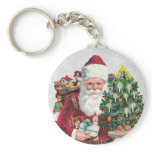 Vintage Santa keychains