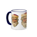 Vintage Santa mugs