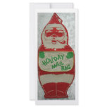 Vintage Santa Rack Card Template