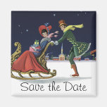Vintage Save the Date! Fridge Magnets
