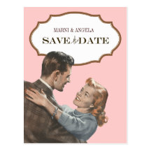 Vintage Save the Date Postcards