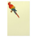 Vintage *Scarlet Macaw* Parrot Desing stationery