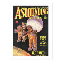 Vintage Sci Fi Comic Astounding Stories 1934 postcards