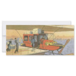 Vintage Science Fiction Aeroplane Helicopter Limo rack cards