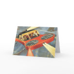 Vintage Science Fiction Christmas Card