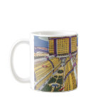 Vintage Science Fiction Futuristic City mugs