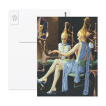 Vintage Science Fiction Spa Beauty Salon Manicures postcards