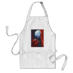 Vintage Science Fiction Space Moon Rover aprons