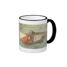 Vintage Science Fiction Submarine Under the Ocean Coffee Mugs