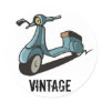 VINTAGE SCOOTER STICKER