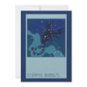 Vintage Scorpio; Signs of the Zodiac invitations