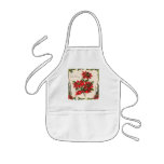 Vintage Season's Greetings Kids Apron