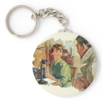 Vintage Secretary and Boss Key Chain