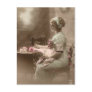 Vintage Sewing Postcard