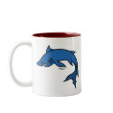 Vintage Shark Tattoo Art mugs