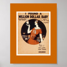 Vintage Sheet Music Poster