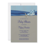 Vintage Shoe Baby Boy Shower invitations