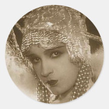 Vintage Showgirl Stickers