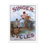 Vintage Singer Cycles Ad Post Cards
