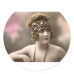 Vintage *Sitting Beauty* Stickers