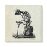 Vintage Skeleton Thinker magnets