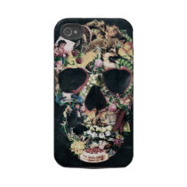 Vintage Skull Iphone 4 Tough Cover