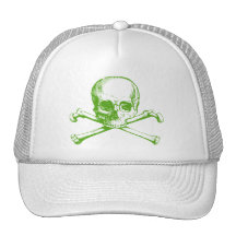 Vintage Skull & Crossbones Trucker Hat