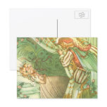 Vintage Sleeping Beauty and Her Prince Charming postcards