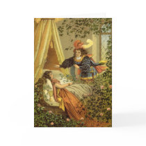 Vintage Sleeping Beauty by Carl Offterdinger Cards