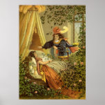 Vintage Sleeping Beauty by Carl Offterdinger Poster