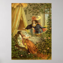 Vintage Sleeping Beauty by Carl Offterdinger Poster