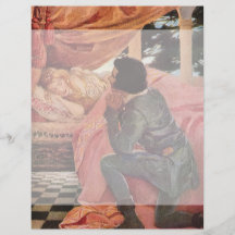Vintage Sleeping Beauty by Jessie Willcox Smith Custom Flyer